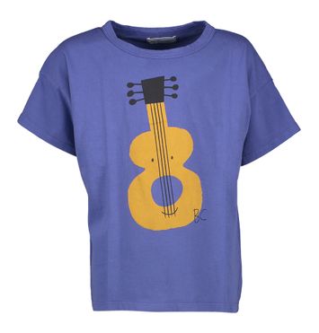 Paars t-shirt met gitaar Acoustic Bobo Choses