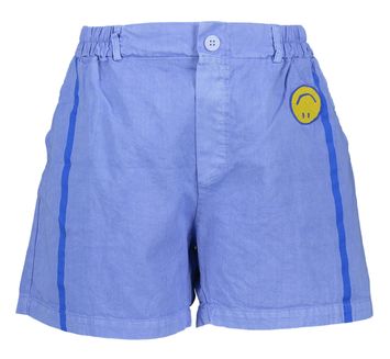 Blauwkleurige short met speelse details Bonmot
