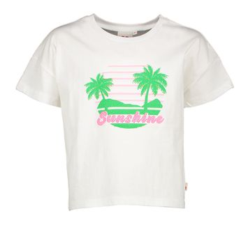 Witte t-shirt met korte mouwen Sunshine AO