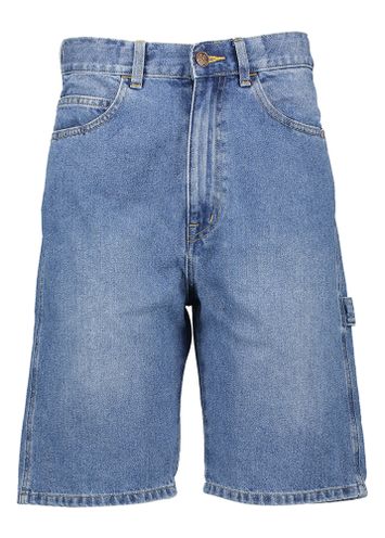 Blauwkleurige jeansshort AO76