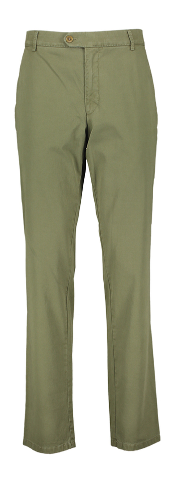 Kaki groene geklede broek Bonn Depot Meyer