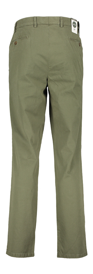 Kaki groene geklede broek Bonn Depot Meyer