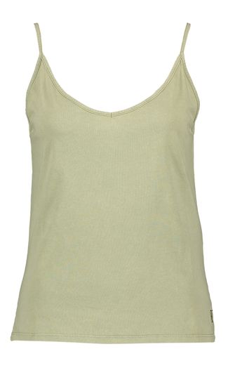 Kaki katoenen top Bellerose