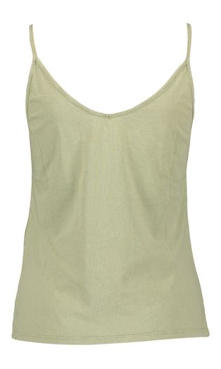 Kaki katoenen top Bellerose