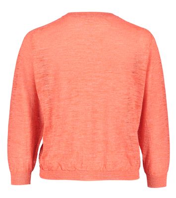 Oranje gilet met knoopsluiting Bellerose 