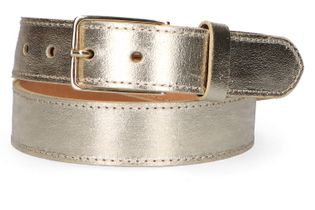 Angelo de Lombardi Goudkleurige metallic riem