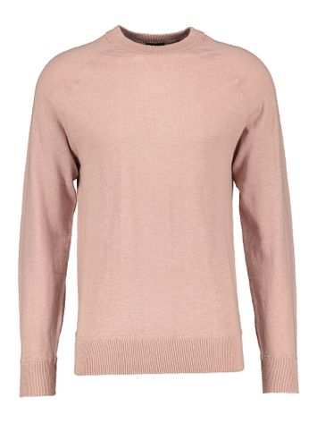Powder pink trui met ronde hals Pascal  Saint Steve