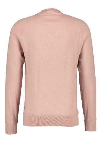Powder pink trui met ronde hals Pascal  Saint Steve