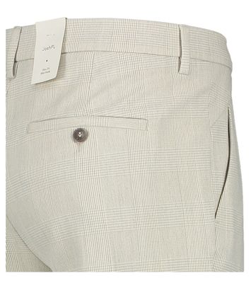 Beige geruite broek Plain