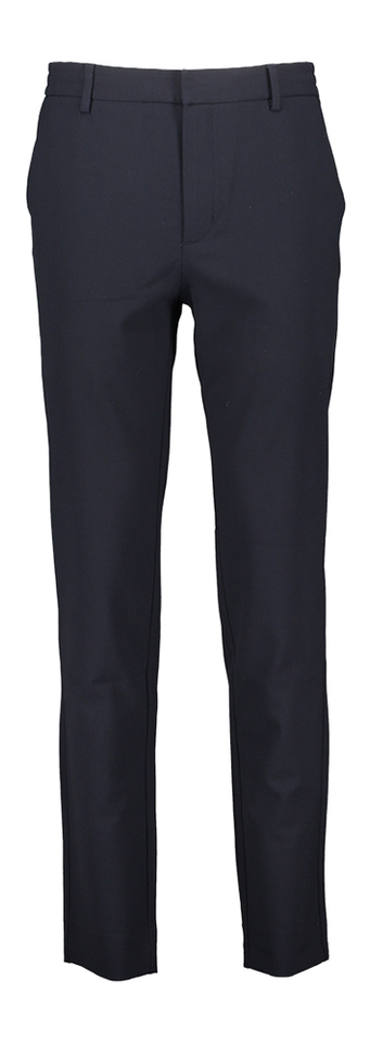 Donkerblauwe pantalon Theo Plain