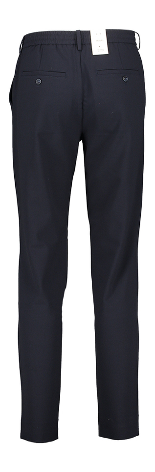 Donkerblauwe pantalon Theo Plain