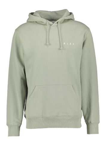 Groene hoodie met buidelzak Olaf