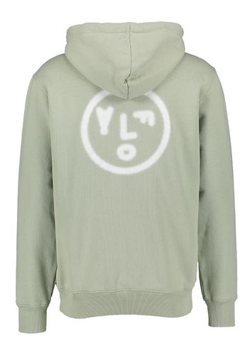 Groene hoodie met buidelzak Olaf