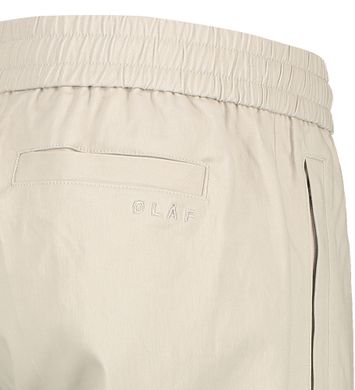 Beige broek met omslag Olaf