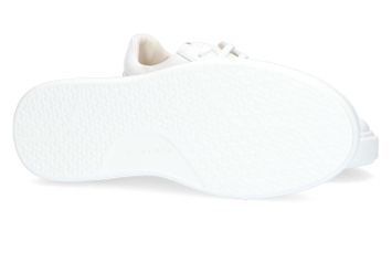 Witte lederen lage sneakers Vince Tora Nubikk