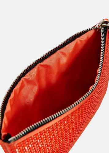 Oranje tasje met stras Folilo Essentiel 
