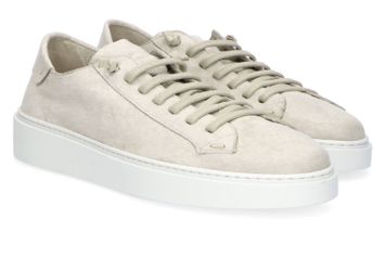 Lichtgrijze lage sneakers Fabiano Ricci