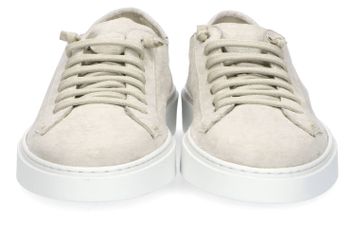 Lichtgrijze lage sneakers Fabiano Ricci