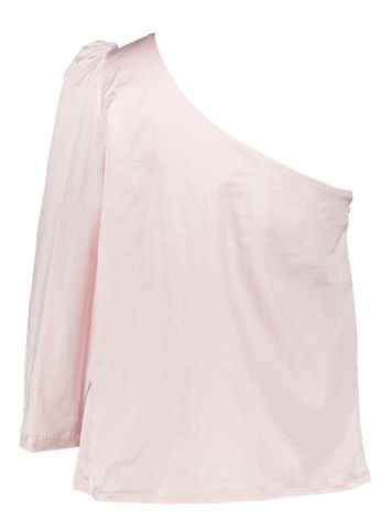 roze top met 1 lange mouw, en rits aan zijkant Oviedo March 23