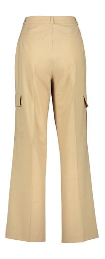 Beige cargobroek met bandplooien Louise Herskind