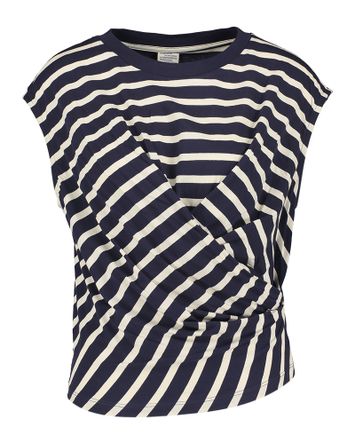 Gestreepte T-shirt met knoopdetail Jaliyah Baum Und Pferdgarten