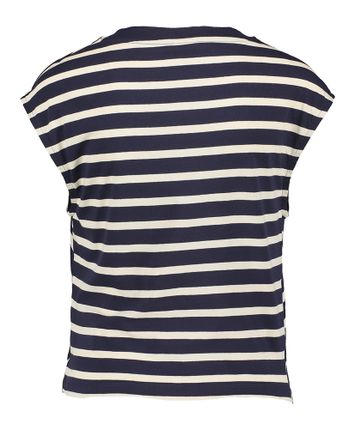Gestreepte T-shirt met knoopdetail Jaliyah Baum Und Pferdgarten