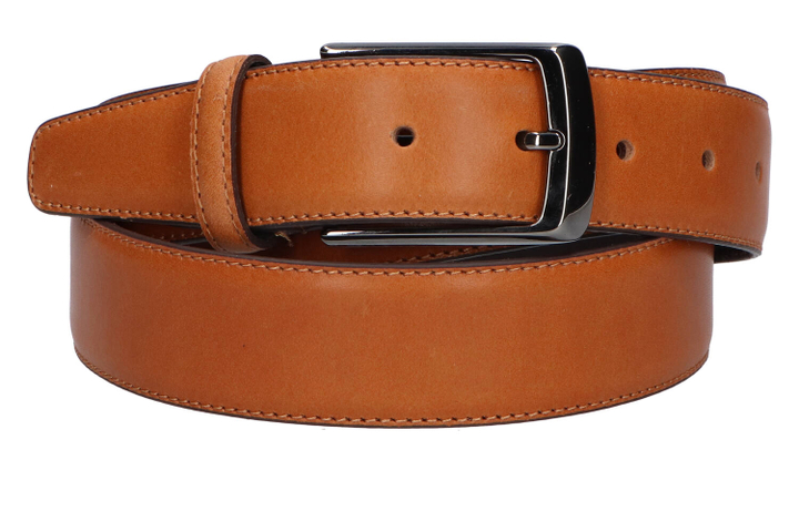 Camelkleurige riem Hugo Spiecker