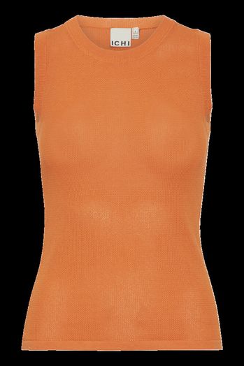 Oranje top zonder mouwen Delany Ichi
