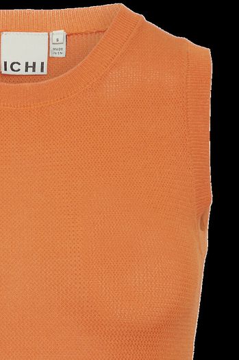 Oranje top zonder mouwen Delany Ichi