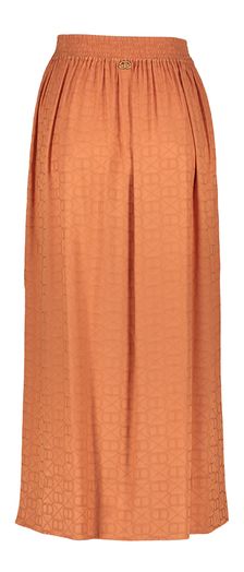 Bruine rok met logo Twinset Milano 