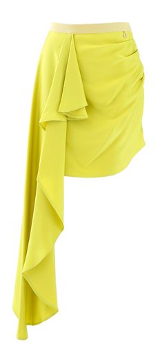 Gele asymetrische rok elisabetta Franchi