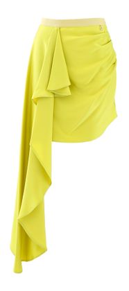 Elisabetta Franchi Gele asymetrische rok