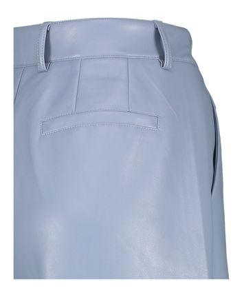 Blauwe broek in faux leder Fabiola Essentiel