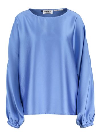 Blauwe bloes met vleermuismouwen Flagrant Essentiel