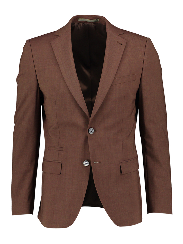 Bruine blazer met knopen Benvenuto