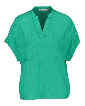 Groene blouse  met borstzakjes Lisse Hampton Bays
