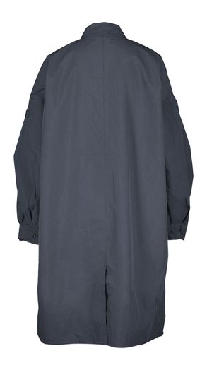 Donkerblauwe trenchcoat oversized Orballo Tanta 
