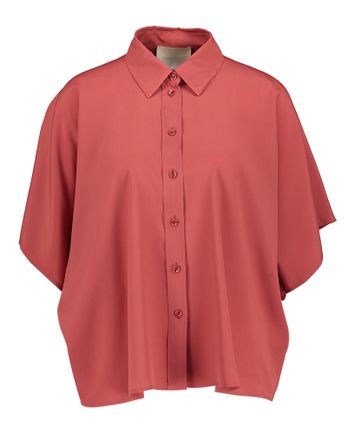 Rode oversized blouse Brooklyn Momoni