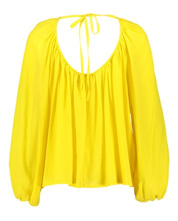 Gele blouse met lange mouwen Molinella Momoni