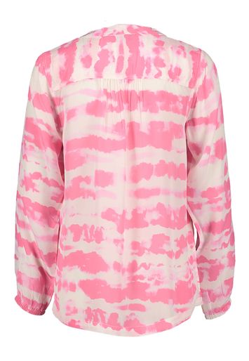 Blouse in roze en witte print Beatrix Moliin