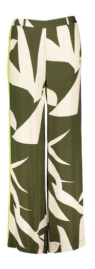 Groene broek met beige print Lizzo Atmos