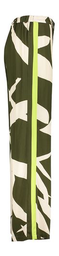 Groene broek met beige print Lizzo Atmos
