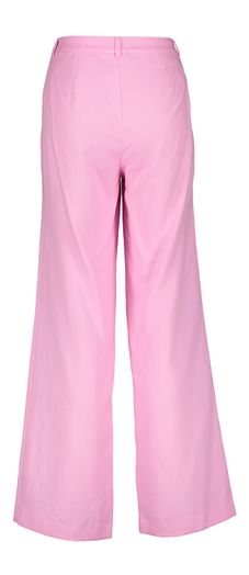 Bonbon roze broek in linnen  Senso 