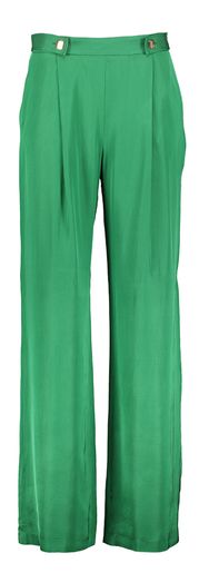 Groene geklede wijde broek Caroline Biss