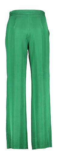 Groene geklede wijde broek Caroline Biss