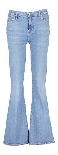 Lichtkleurige flare jeans For All Mankind