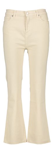 Beige cropped jeans For All Mankind