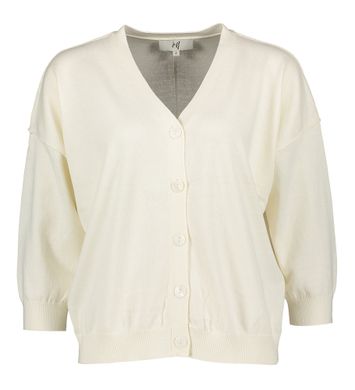 Cashmere beige trui met knoopsluiting Etoile Jeff