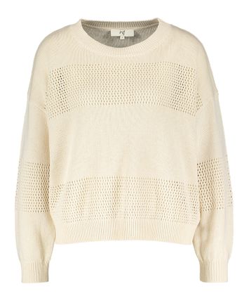 Beige sweater met ronde hals Bali Jeff