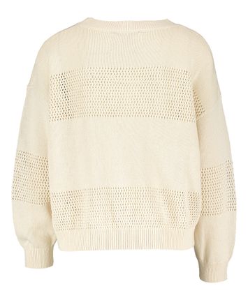 Beige sweater met ronde hals Bali Jeff